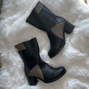 Metaphor heeled boots